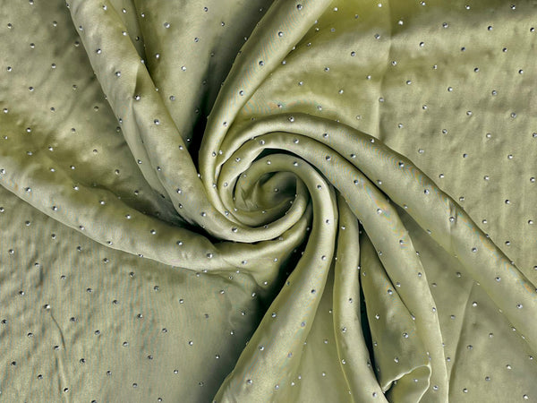 Silk Stone Hijab - Light Moss